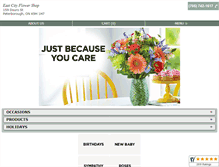 Tablet Screenshot of eastcityflowershop.net